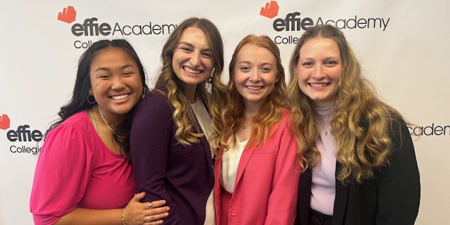  Liberty Graduate Students Win First Effie Collegiate Competition in Ad Team History 