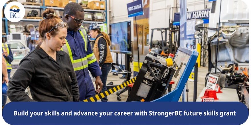  StrongerBC Future Skills Grant Covers Most of Tuition Costs for In-Demand Careers 